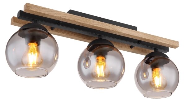 Lustră aplicată Globo 15569-3DW CONNI 3xE27/25W/230V