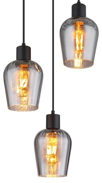 Lustră pe cablu Globo 15627-3 RYAN 3xE27/40W/230V