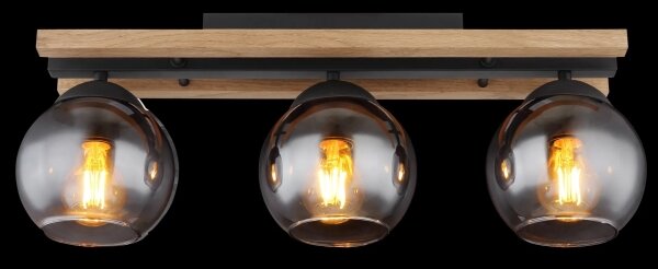 Lustră aplicată Globo 15569-3DW CONNI 3xE27/25W/230V