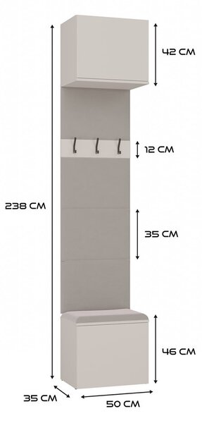 Set mobilier hol Hablemos 5 (cashmir). 1132550