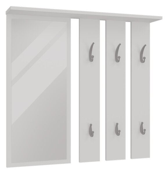 Panou cuier Oasis 1 (alb) (cu oglindă). Promo -19%. 1132563