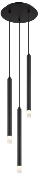 Lustră pe cablu Globo 15629-3 BLAKE 3xG9/4W/230V