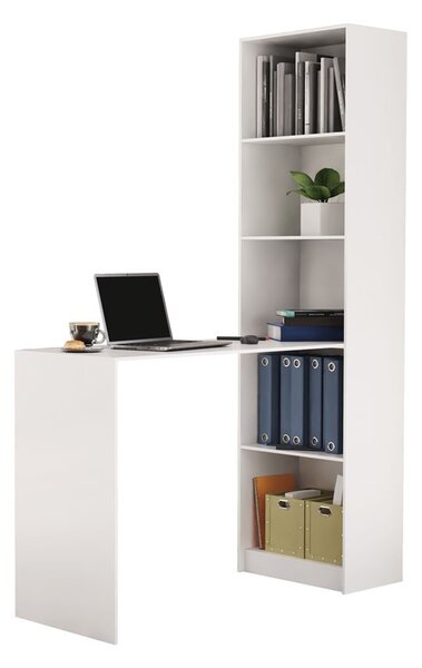 Masă PC cu raft Refarencios 1 (alb). 1132643