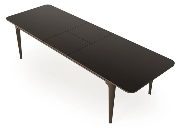 Masă lemn masiv de dining extensibilă Sophia 200/250×100 cm