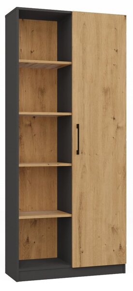 Raft Recados 1 (antracit + stejar artisan). Promo -12%. 1132653