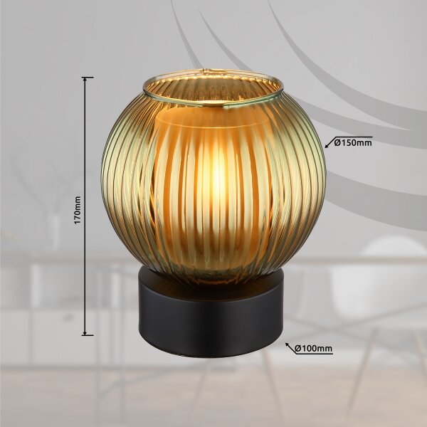 Lampă de masă Globo 15638TG ZUMBA 1xE27/25W/230V