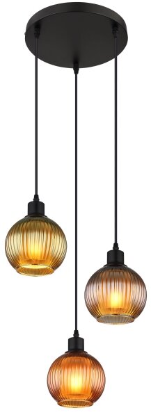 Lustră pe cablu Globo 15638-3 ZUMBA 3xE27/25W/230V