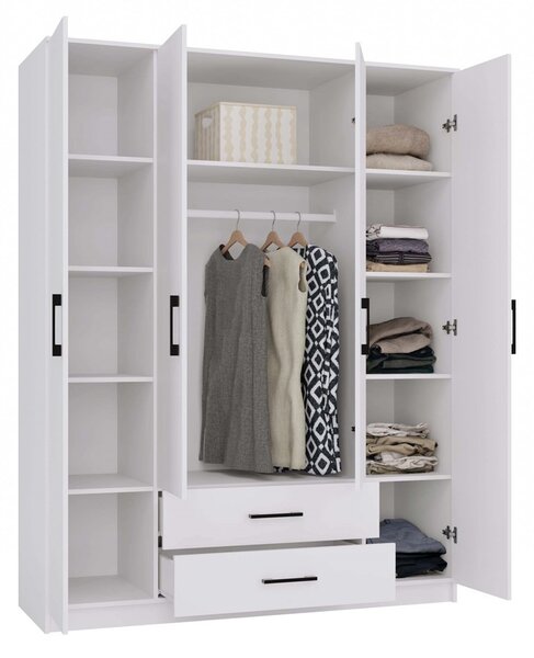 Dulap de haine Rigidez 3 (alb). Promo -15%. 1132696