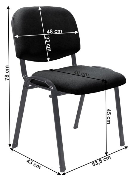 Scaun de birou Beys 2 NEW (negru). 1028810