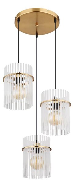 Lustră pe cablu Globo 15698-3HRM GORLEY 3xE27/60W/230V