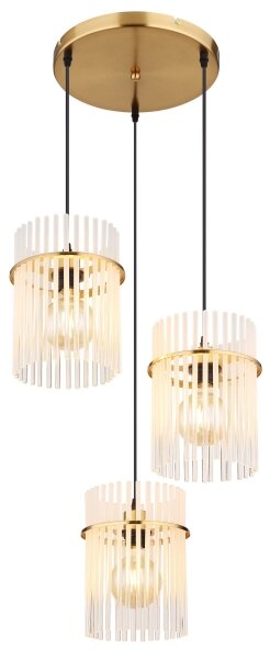 Lustră pe cablu Globo 15698-3HRM GORLEY 3xE27/60W/230V