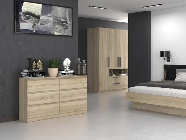 Comodă Musecalo 6 140 (stejar sonoma). Promo -20%. 1132822