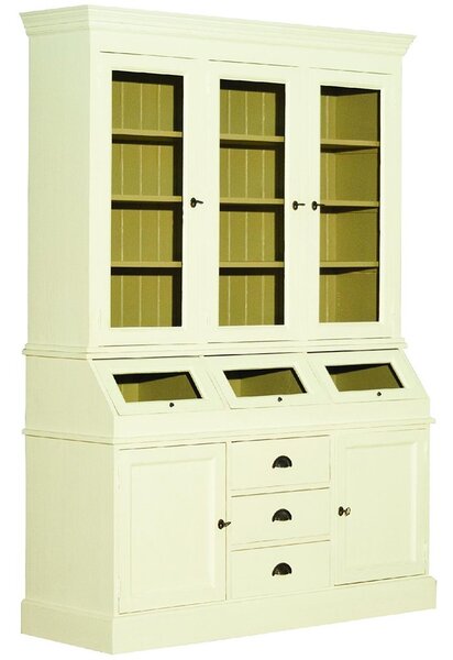 Dulap lemn masiv de bucătărie Heritage, 152 × 53 × 212 cm