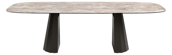 Masă lemn masiv de dining Sable 200/275/400×120 cm - 200 cm