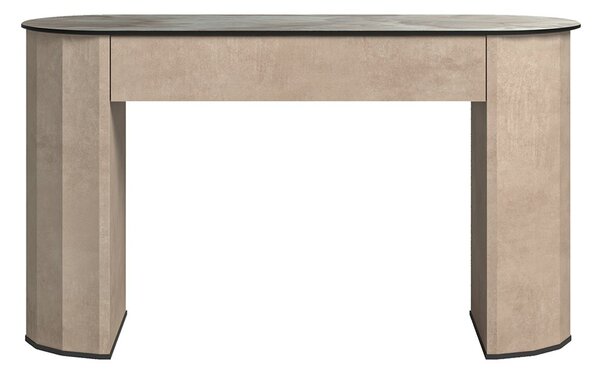 Masă lemn masiv de perete Sable, 134 × 50 × 79 cm