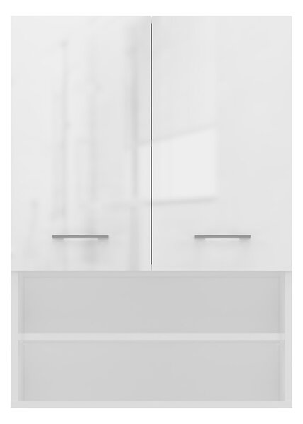 Dulap de baie suspendat Perdieron 1 (alb lucios). Promo -15%. 1132933