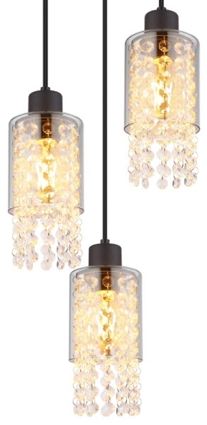 Lustră pe cablu Globo 15799-3H BACKEY 3xE27/40W/230V