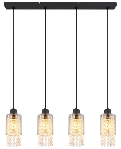 Lustră pe cablu Globo 15799-4H BACKEY 4xE27/40W/230V