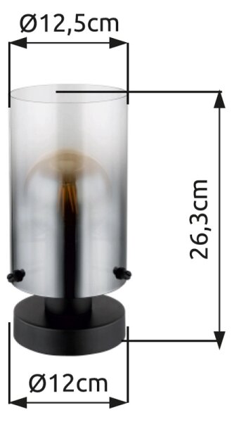 Lampă de masă Globo 15907T FLORENTINA 1xE27/40W/230V