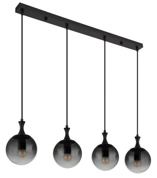 Lustră pe cablu Globo 15885-4H DALTON 4xE27/10W/230V