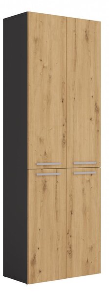 Dulap de baie Neltossa 1 (antracit + stejar artisan). Promo -19%. 1132982