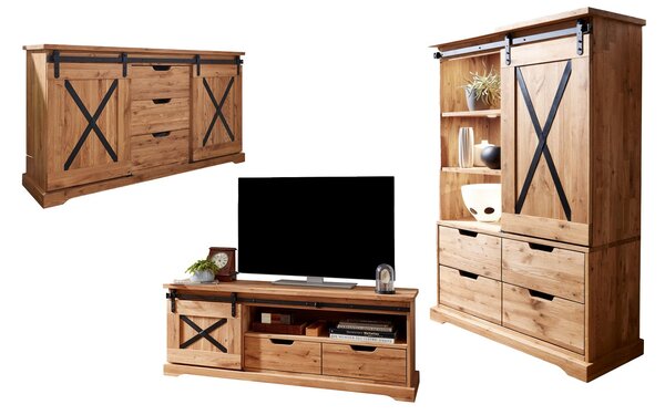 Set lemn masiv living Denver