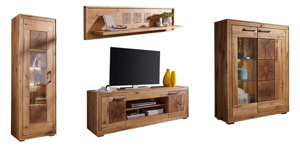 Set lemn masiv living Rustic Home