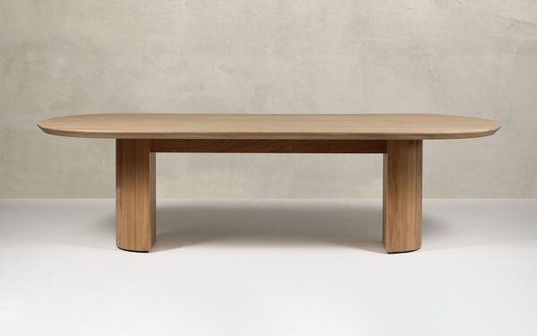 Masă lemn masiv de dining Quantum, 280 × 110 × 75 cm