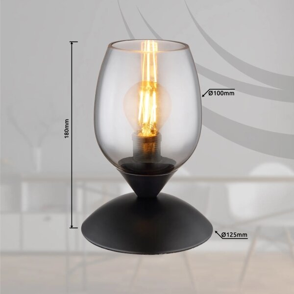 Lampă de masă Globo 24007S KUWAITA 1xE14/25W/230V