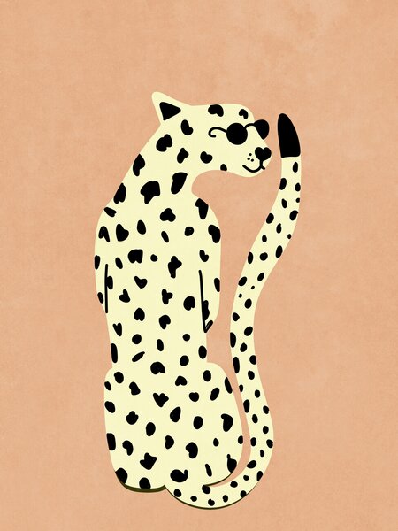 Ilustrație Cool Cheetah, Raissa Oltmanns, (30 x 40 cm)