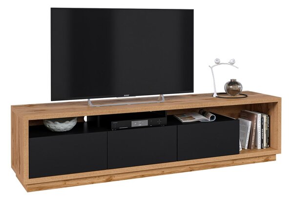 Comodă lemn masiv Livento TV, 200 × 50 × 45 cm