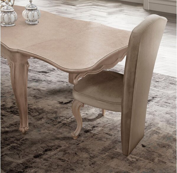 Masă lemn masiv extensibila LESTER – Eleganta clasica cu finisaj de lux