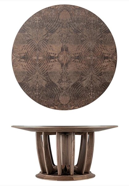 Masă lemn masiv Tropicana Rotunda Ø 176 cm x 75 cm