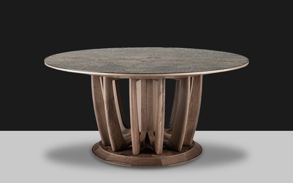 Masă lemn masiv Tropicana Rotunda Ø 176 cm x 75 cm