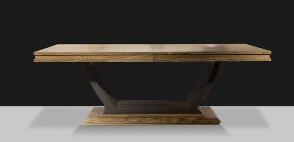 Masă lemn masiv Dining Chocolate 220/, 269 × 116 × 75 cm