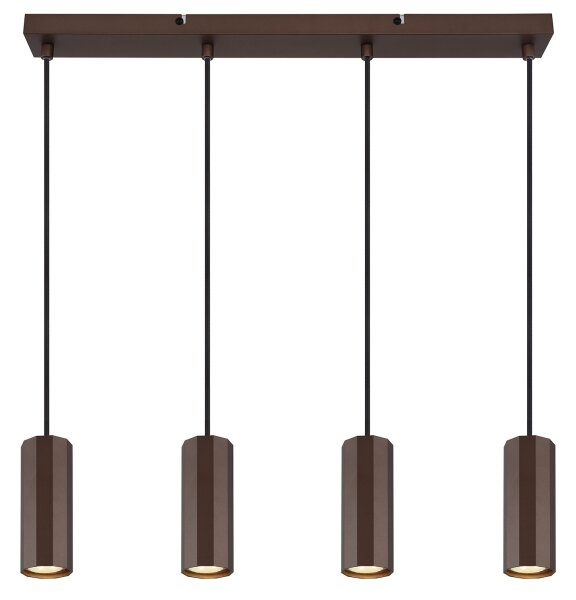 Lustră pe cablu Globo 57919-4H JAMES 4xGU10/25W/230V