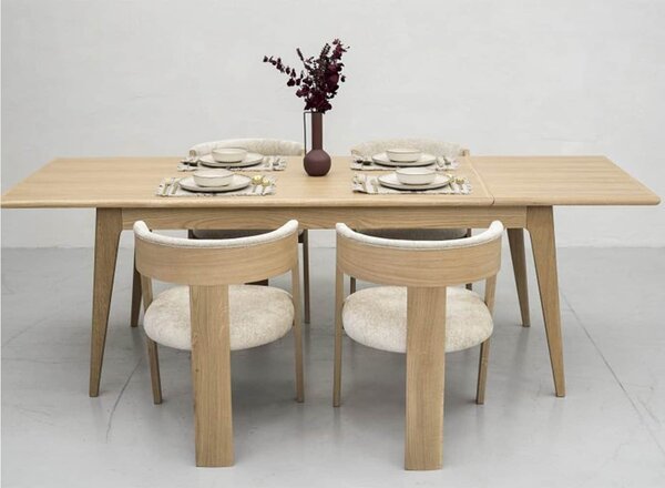 Masă lemn masiv Dining Brooklyn 180 (+60) х 90 х 77 cm