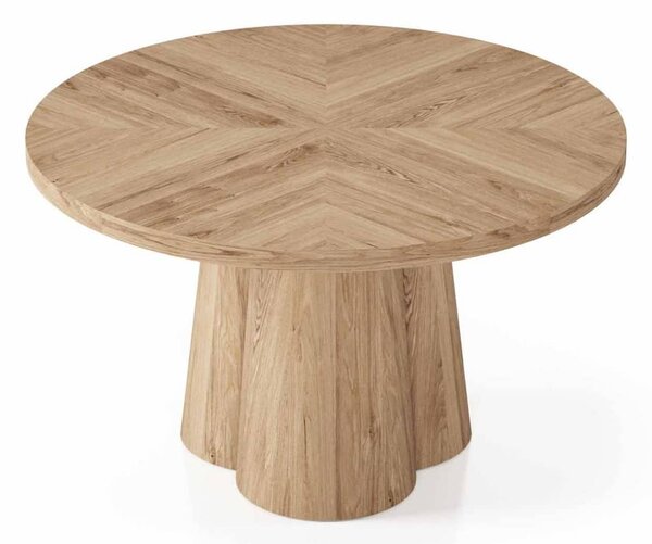 Masă lemn masiv Dining Cloud 130 (+50) x 77 cm