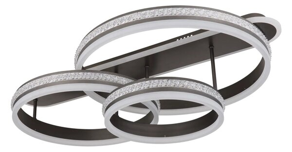 Plafonieră LED dimabilă Globo 67314-75 GROUNI LED/75W/230V + telecomandă