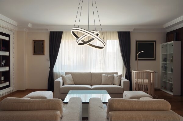 Lustră LED dimabilă pe cablu Globo 67314-60H GROUNI LED/60W/230V + telecomandă