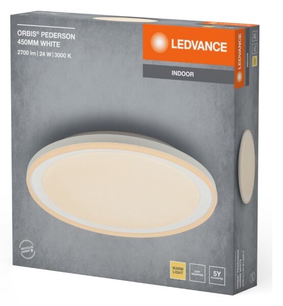 Plafonieră LED Ledvance ORBIS PEDERSON LED/24W/230V d. 45 cm alb