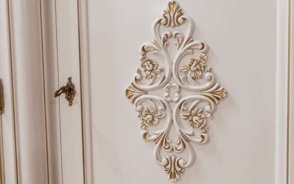 Dulap lemn masiv 4 usi Isabel, 235 × 68 × 237 cm