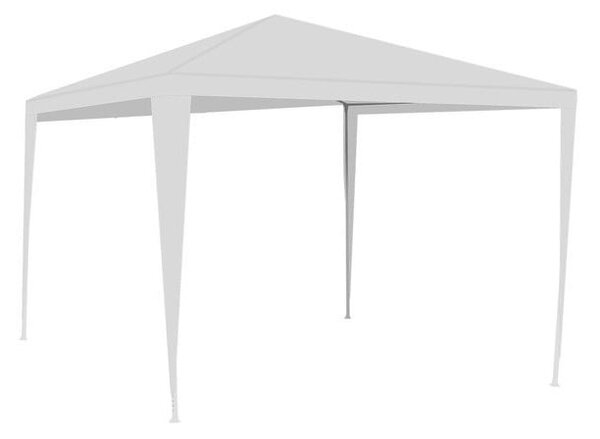 Copertina pentru pavilion gradina 3x3m, material impermeabil, alba