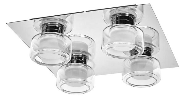 Plafonieră LED pentru baie Ledvance ORBIS FLAME 4xLED/5,5W/230V IP44 crom