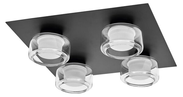 Plafonieră LED pentru baie Ledvance ORBIS FLAME 4xLED/5,5W/230V IP44 negru