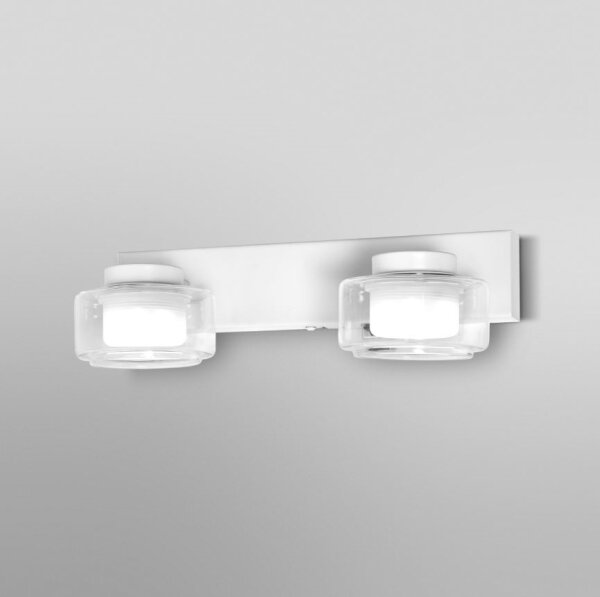 Aplică LED pentru baie Ledvance ORBIS FLAME 2xLED/5,5W/230V IP44 alb