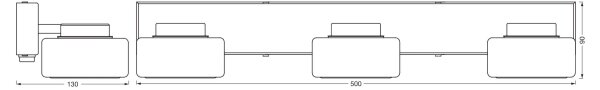 Aplică LED pentru baie Ledvance ORBIS FLAME 3xLED/5,5W/230V IP44 alb