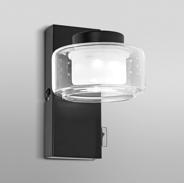 Osram - Aplică de perete pentru baie ORBIS FLAME LED/5,5W/230V IP44 neagră