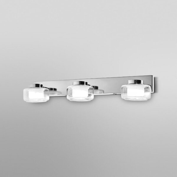 Aplică LED pentru baie Ledvance ORBIS FLAME 3xLED/5,5W/230V IP44 crom