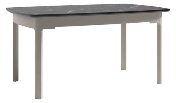 Masă lemn masiv crem Dining Santiago II Extensibilă 155/, 305 × 100 × 77 cm